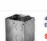 4 inch square electrical box