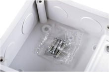 DJC Supply Co. Weather & Dust Proof PVC Plastic Junction Conduit Box 3/4" & 1" Holes