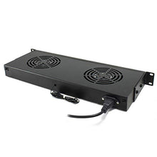 Ares Vision Dual Cooling Fans for 19'' Wide Standard Server Cabinet/Rack