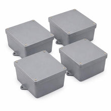 DJC Supply Non-Metallic Underground Terminal Junction Box – Gray, Watertight Seal – PJB Plastic/Fiberglass Blend