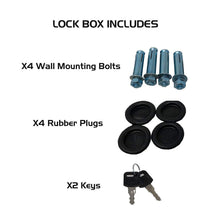 Heavy Duty Steel 18" x 18" x 5" DVR/PC Security Lock box with 16 Gauge steel walls, Exhaust Fan, Great electonics lock box for stores, gyms, classrooms, and any public place