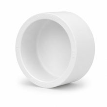 DJC Supply Schedule 40 PVC Slip Caps & Male NPT Plugs, White