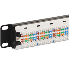 Ares Vision Cat6 UTP 24 Port Patch Panel for 19" Server Racks 1U