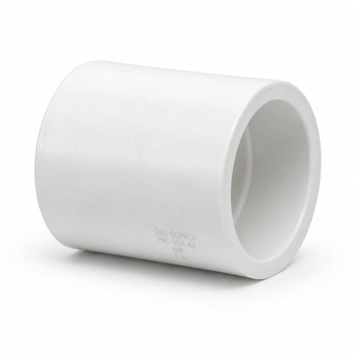 DJC Supply PVC Schedule 40 Couplings White Water Supply Fittings