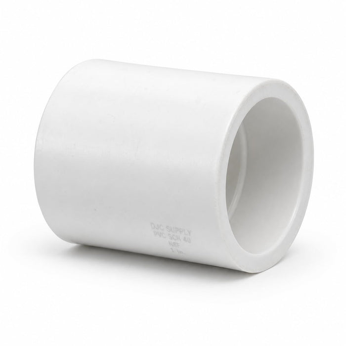 DJC Supply PVC Schedule 40 Couplings White Water Supply Fittings