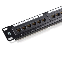 Ares Vision Cat6 UTP 24 Port Patch Panel for 19" Server Racks 1U