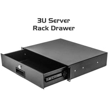 Ares Vision Heavy Duty Steel 1U Fixed Drawer for 19" Wide Server Cabinet.