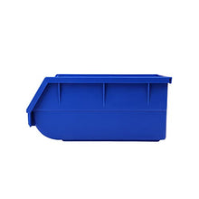 DJC Supply Heavy Duty Thermoplastic Storage Bin Set & Steel Panel for Hanging Bin, Wall Mountable Steel Rolled Panel, 20 Bins included, Great for organzing Tools, Parts, and More.