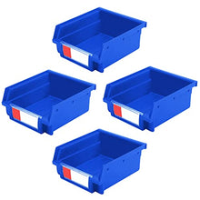 DJC Supply Heavy Duty Storage Bin Set & Steel Panel for Hanging Bin, Bench Mountable Steel Rolled Panel, 15 Bins included, Great for organzing Tools, Parts, and More.