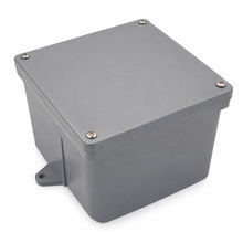 DJC Supply Non-Metallic Underground Terminal Junction Box – Gray, Watertight Seal – PJB Plastic/Fiberglass Blend