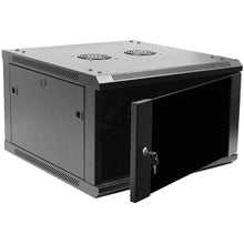 Ares Vision 6U Steel Wall Mount Cabinet,19" Wide Server Equipment Rack, Built in Shelf & Cooling Fan