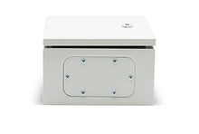 DJC Supply Co. Steel 16 Gauge/1.25MM Thick Power Coated 6"x6"x4" Distribution Box with Mounting Plate, and 3MM Bar Lock