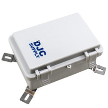DJC Supply Co. ABS Waterproof IP67 Hinged Electronics Box with Mounting Plate, Bracket
