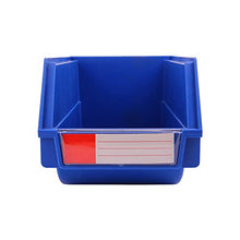 DJC Supply Heavy Duty Thermoplastic Storage Bin Set & Steel Panel for Hanging Bin, Wall Mountable Steel Rolled Panel, 20 Bins included, Great for organzing Tools, Parts, and More.
