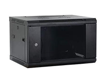 Ares Vision 6U Steel Wall Mount Cabinet,19" Wide Server Equipment Rack, Built in Shelf & Cooling Fan