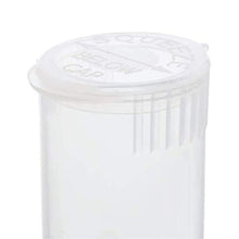DJC Supply 116mm Pre-Roll Squeeze Pop Top Tube Container, King Size 4" Tall for Rolled Cigars & Joints (100 Count, Black)