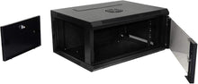 Ares Vision 6U Steel Wall Mount Cabinet,19" Wide Server Equipment Rack, Built in Shelf & Cooling Fan