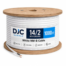 DJC Supply 12/2 NM-B Romex Cable with Ground, Yellow Jacket Indoor Residential Electrical Wire, 600V, Residential Branch Circuit Wire for Outlets, Switches & Lighting