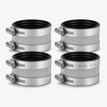 DJC Supply Shielded No-Hub Coupling, 304 Stainless Steel Shield