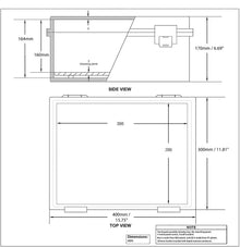 DJC Supply Co. ABS Waterproof IP67 Hinged Electronics Box with Mounting Plate, Bracket