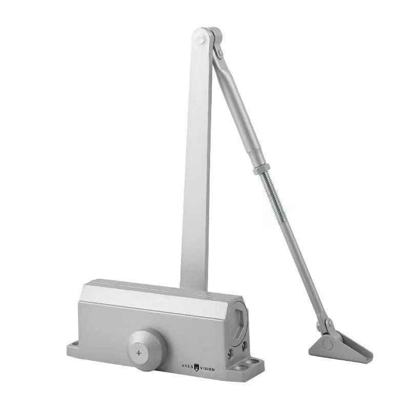 Ares Vision Silver Automatic 40KG/88LB Hydraulic Door Closer, Adjustable Speed, Residential Grade 3 Spring Hydraulic, Easy Installation Guide