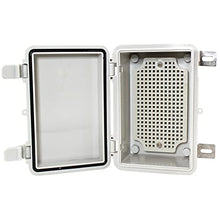 DJC Supply Co. ABS Waterproof IP67 Hinged Electronics Box with Mounting Plate, Bracket