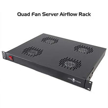 Ares Vision Dual Cooling Fans for 19'' Wide Standard Server Cabinet/Rack