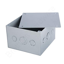 DJC Supply Co. Steel 16 Gauge/1.25MM Thick Power Coated Junction Conduit Box with Mix of Pre Fabricated Knockout holes