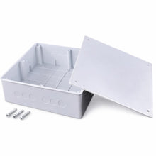 DJC Supply Co. Weather & Dust Proof PVC Plastic Junction Conduit Box 3/4" & 1" Holes
