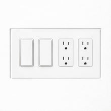 DJC Supply Trimless recessed Plaster-in Receptacle Frame Mount, Rolled Steel Satin White Powder Coat Finish, Ultra Modern Seamless Look. Upgrade Your Space!