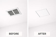 DJC Supply Trimless Flush Mount HVAC Register, White Paintable Steel, Plaster-in Installation, Air Supply and Return Vent, Upgrade Your Space !