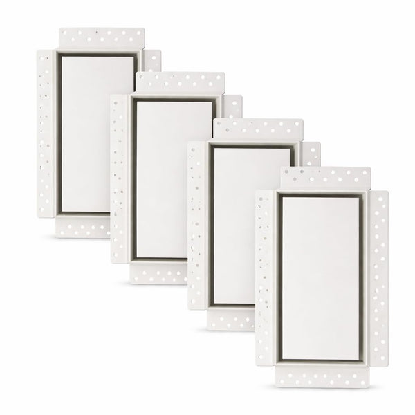 Trimless HVAC Registers