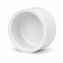 DJC Supply Schedule 40 PVC Slip Caps & Male NPT Plugs, White