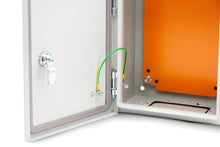 DJC Supply Co. Steel 16 Gauge/1.25MM Thick Power Coated 6"x6"x4" Distribution Box with Mounting Plate, and 3MM Bar Lock