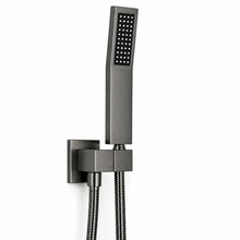 DJC Flow Handheld Shower Head Set – 100% 304 Stainless Steel Build with Metal Hose, Holder & Wall Connector – High Pressure Spray – Anti-Clog Nozzles – 10 Year Warranty