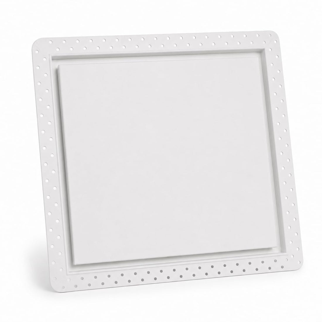 DJC Supply Flush Mount Recessed Access Panel for Wall & Ceiling, Plaster-In Metal Construction, Concealed Drywall Access Door for Plumbing, Electrical, HVAC & Utility Openings