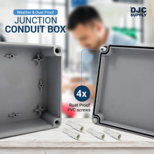 DJC Supply Co. Weather & Dust Proof PS Plastic Junction Conduit Box