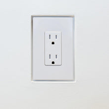 DJC Supply Trimless recessed Plaster-in Receptacle Frame Mount, Rolled Steel Satin White Powder Coat Finish, Ultra Modern Seamless Look. Upgrade Your Space!