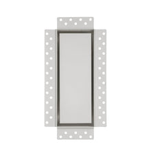 DJC Supply Trimless Flush Mount HVAC Register, White Paintable Steel, Plaster-in Installation, Air Supply and Return Vent, Upgrade Your Space !
