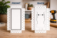 DJC Supply Trimless Flush Mount HVAC Register, White Paintable Steel, Plaster-in Installation, Air Supply and Return Vent, Upgrade Your Space !