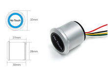 Ares Vision Door Release Entry & Exit Button NO/NC/COM Sensor Switch w LED Indicator for Access Control Maglocks & security doors. Aluminum, commercial & resedential use.