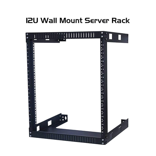 Ares Vision 9U Steel Wall Mount, Open Air Frame,19" Wide Server Equipment Rack
