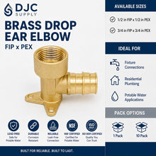 Brass PEX-B Stub Out Fitting, Lead-Free Brass PEX Crimp Stub Out for Potable Water Lines, Residential Plumbing Rough-In, Compatible with PEX-B Tubing, Crimp or Clamp Connection