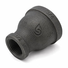 DJC Supply Black Iron Malleable/Black Steel Reducers and Ball Valves, NPT Pipe Fittings