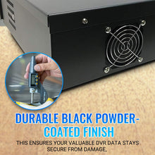 Heavy Duty Steel 18" x 18" x 5" DVR/PC Security Lock box with 16 Gauge steel walls, Exhaust Fan, Great electonics lock box for stores, gyms, classrooms, and any public place