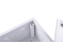 DJC Supply Co. Weather & Dust Proof PVC Plastic Junction Conduit Box 3/4" & 1" Holes