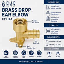 Brass PEX-B Stub Out Fitting, Lead-Free Brass PEX Crimp Stub Out for Potable Water Lines, Residential Plumbing Rough-In, Compatible with PEX-B Tubing, Crimp or Clamp Connection