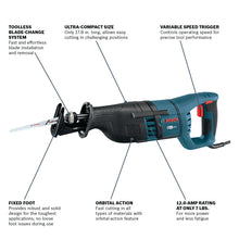 BOSCH RS325 1 In. D-Handle Reciprocating Saw