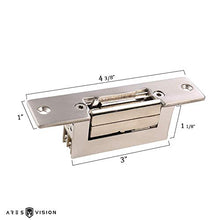 Ares Vision 12V Stainless Steel Adjustable Latch Electric Strike 500KG Holding Force, Fail Safe NC
