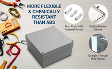 DJC Supply Co. Weather & Dust Proof PS Plastic Junction Conduit Box